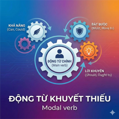 Động từ khuyết thiếu | Modal verb